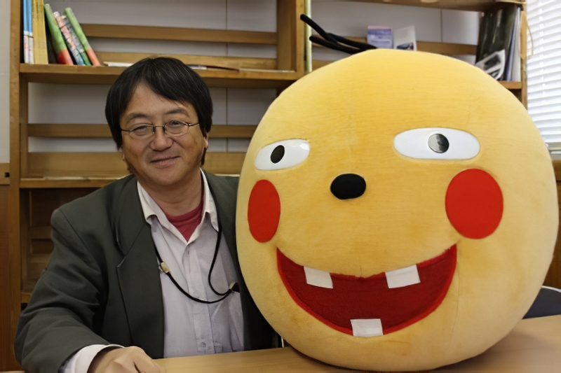 写真｜子ども達が総合学習で作ったゆるキャラ 麻野大丸くん