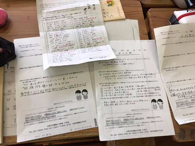 写真｜地域から届いたアンケート回答用紙