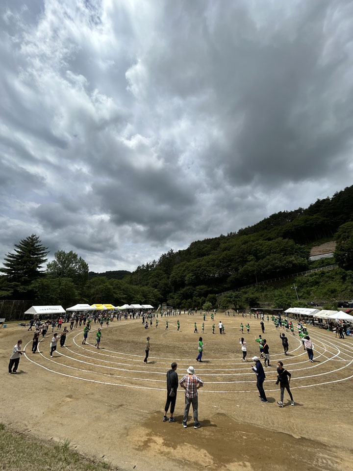 八坂の運動会の様子
